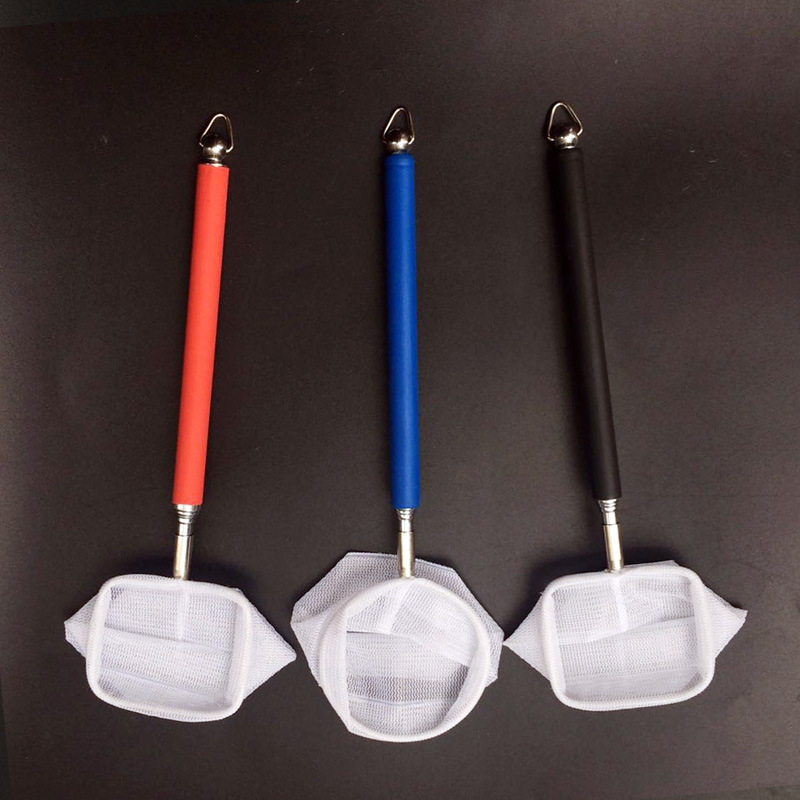 Teleskopska mreža za akvarij za male ribe i škampi - plast + mreža, 50 g, Oprema za akvarij