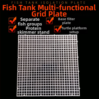 Držiak krytu akvária, akrylový, priehľadný plastový podporný rám s mrežou proti skokom