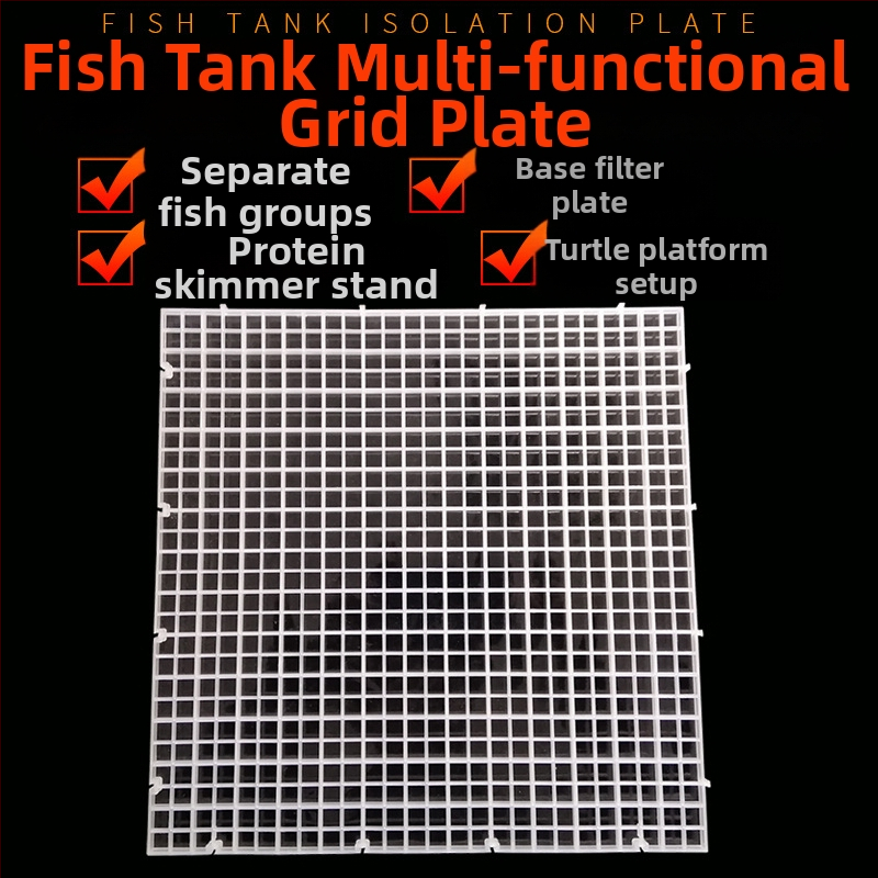 Držiak krytu akvária, akrylový, priehľadný plastový podporný rám s mrežou proti skokom