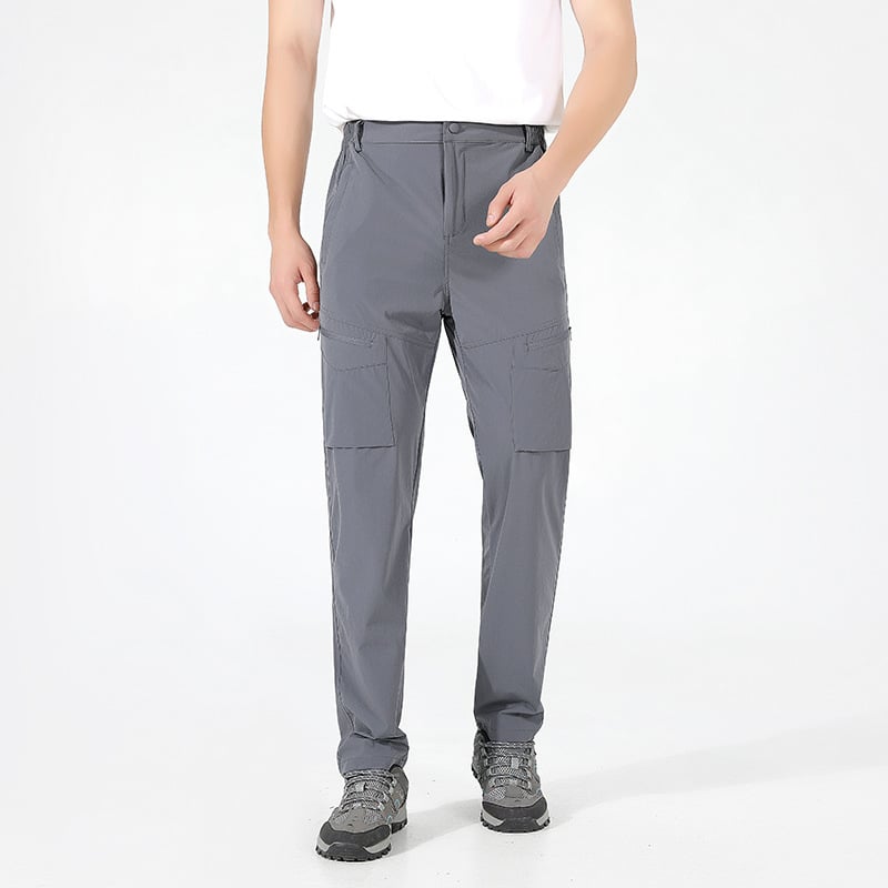 Pantaloni de drumeție cu uscare rapidă pentru femei – aerisiți, croială slim, cu mai multe buzunare (Uscare rapidă, Vară, Femei)