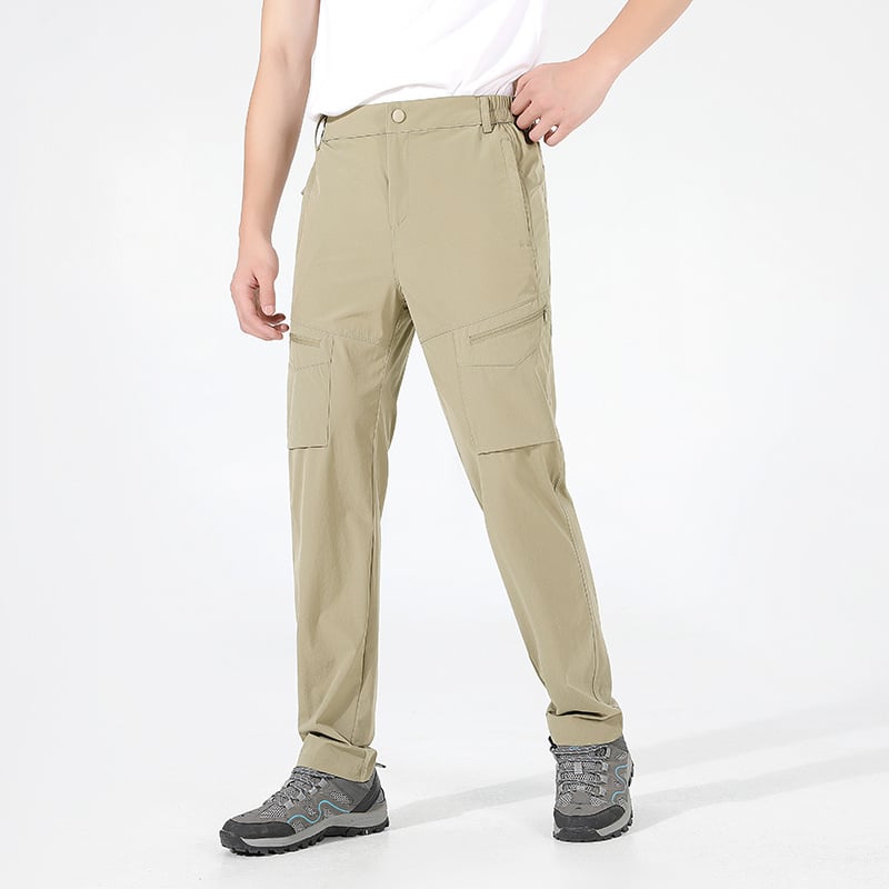 Pantaloni de drumeție cu uscare rapidă pentru femei – aerisiți, croială slim, cu mai multe buzunare (Uscare rapidă, Vară, Femei)