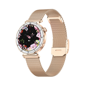 Ženski pametni sat i1222 s Bluetooth pozivima, praćenje krvnog tlaka, kisika u krvi i otkucaja srca; AMOLED zaslon, praćenje sna, trajanje baterije do 21 dana