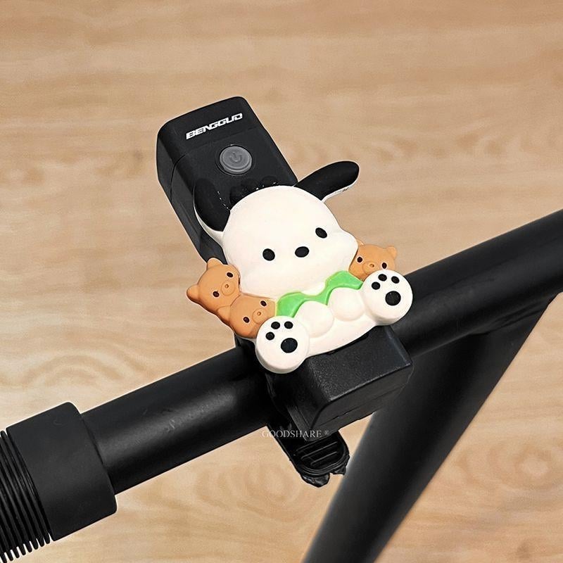 Far bicicletă frontal - Reîncărcabil, drăguț desen animat Pacha Dog, luminozitate înaltă, pentru biciclete MTB și de oraș