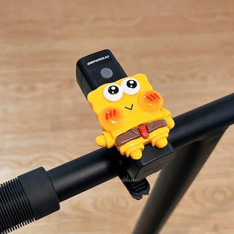 Far bicicletă frontal - Reîncărcabil, drăguț desen animat Pacha Dog, luminozitate înaltă, pentru biciclete MTB și de oraș