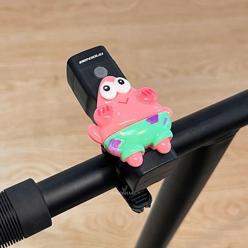 Far bicicletă frontal - Reîncărcabil, drăguț desen animat Pacha Dog, luminozitate înaltă, pentru biciclete MTB și de oraș