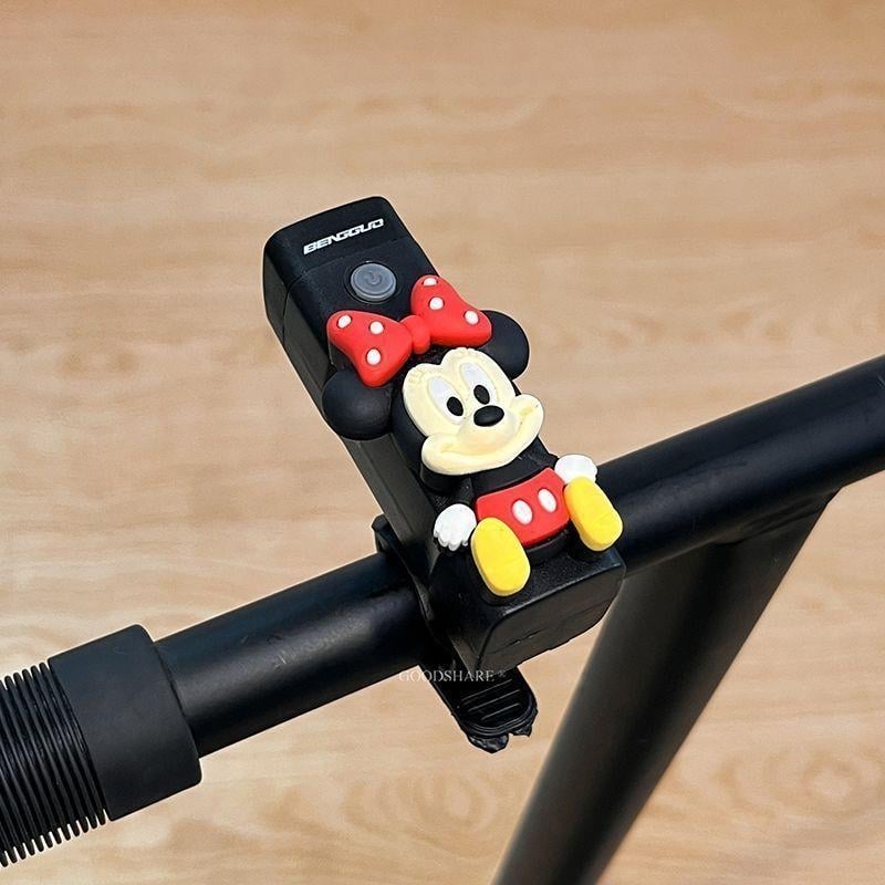 Far bicicletă frontal - Reîncărcabil, drăguț desen animat Pacha Dog, luminozitate înaltă, pentru biciclete MTB și de oraș