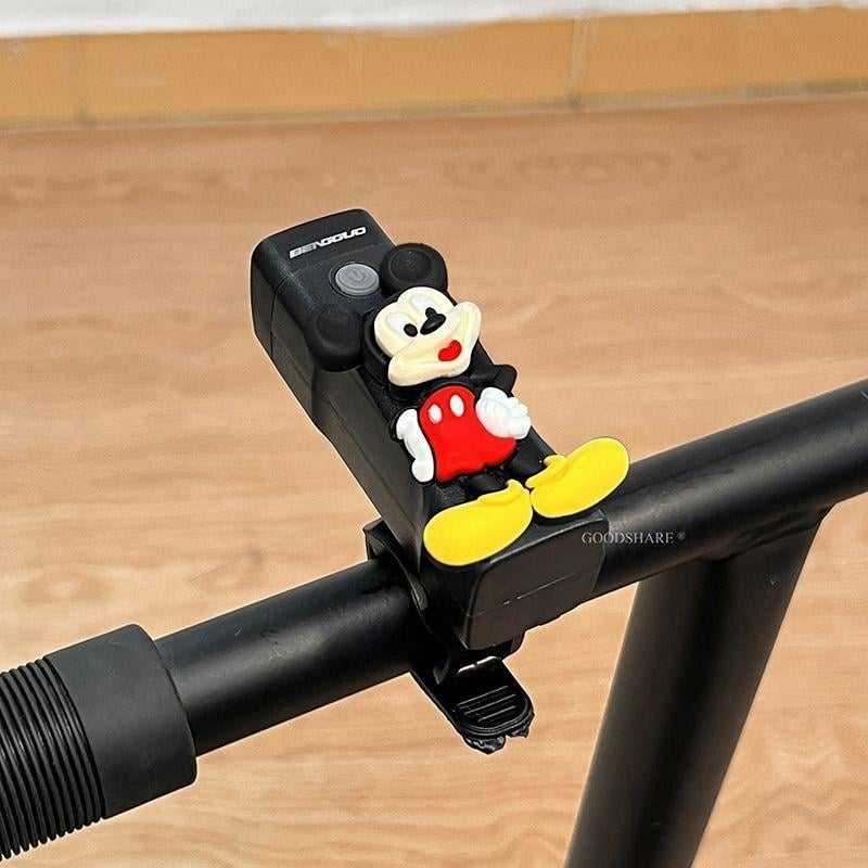 Far bicicletă frontal - Reîncărcabil, drăguț desen animat Pacha Dog, luminozitate înaltă, pentru biciclete MTB și de oraș