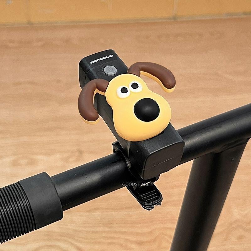 Far bicicletă frontal - Reîncărcabil, drăguț desen animat Pacha Dog, luminozitate înaltă, pentru biciclete MTB și de oraș