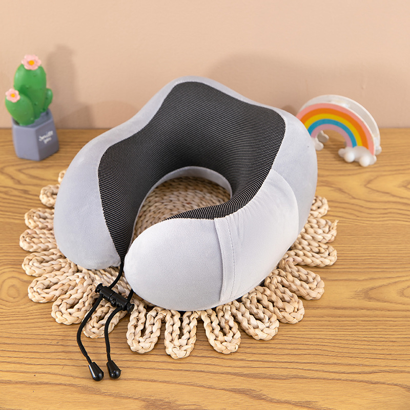 Juncheng U-shaped Travel Neck Pillow, memory cotton filling, βάρος έως 0,5 kg, επιχειρηματικό στυλ