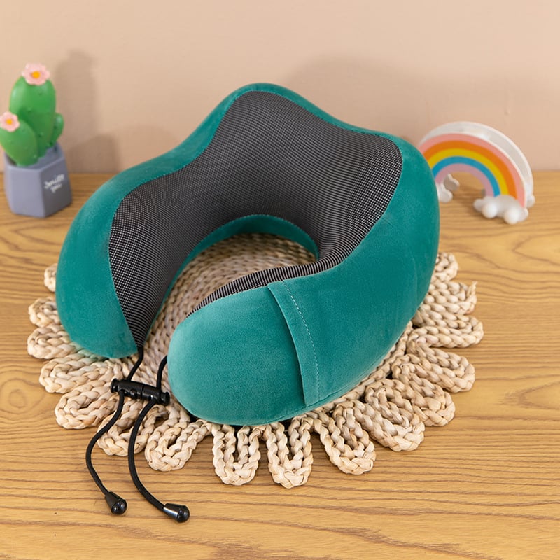 Juncheng U-shaped Travel Neck Pillow, memory cotton filling, βάρος έως 0,5 kg, επιχειρηματικό στυλ