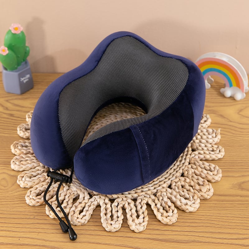 Juncheng U-shaped Travel Neck Pillow, memory cotton filling, βάρος έως 0,5 kg, επιχειρηματικό στυλ