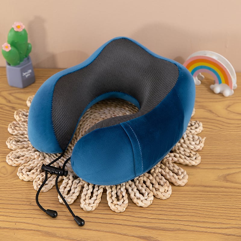 Juncheng U-shaped Travel Neck Pillow, memory cotton filling, βάρος έως 0,5 kg, επιχειρηματικό στυλ