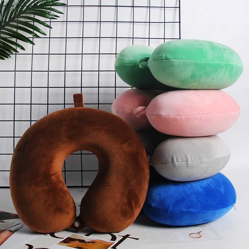 Juncheng U-shaped Travel Neck Pillow, memory cotton filling, βάρος έως 0,5 kg, επιχειρηματικό στυλ