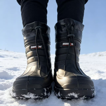 Férfi havas bakancsok, vízálló, szigetelt, könnyű, csúszásgátló EVA talppal