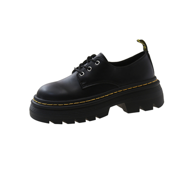 Mary Jane cipele s PU gornjim dijelom, okrugli vrh, debeli pet 6–8 cm, kopčanje, gumeni potplat