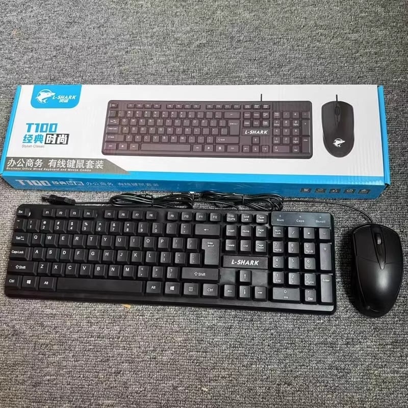 K10 žično set tastature i miša za stolno računalo – uredska i kućna upotreba