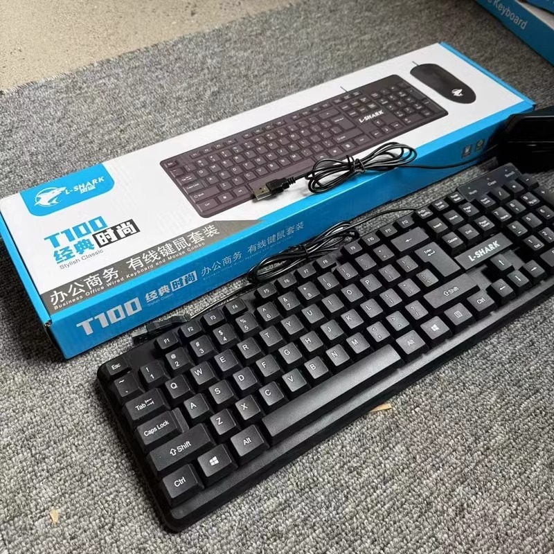 K10 žično set tastature i miša za stolno računalo – uredska i kućna upotreba