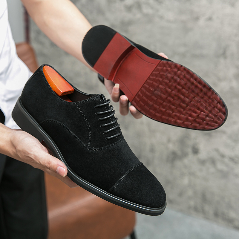 Pantofi din piele - partea superioară din PU, vârf din piele, toc înclinare 1–3 cm, unisex, primăvară-toamnă