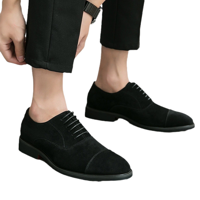 Pantofi din piele - partea superioară din PU, vârf din piele, toc înclinare 1–3 cm, unisex, primăvară-toamnă