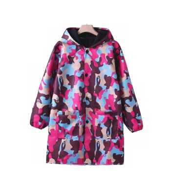 Palton de lucru pentru bărbați, căptușit cu fleece, model camuflaj, rezistent la praf, impermeabil, rezistent la frig