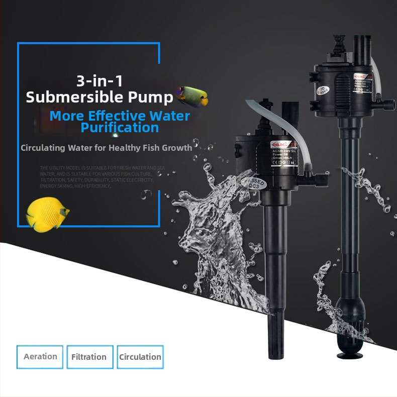 Xilong υποβρύχια αντλία ενυδρείου XQ230A/320A/380A/520A/620A με πλαστικό σώμα για οξυγόνωση και αερισμό