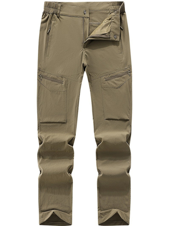 Pantaloni de drumeție care se usucă rapid – respirabili, impermeabili, din amestec de bumbac, elastici, unisex