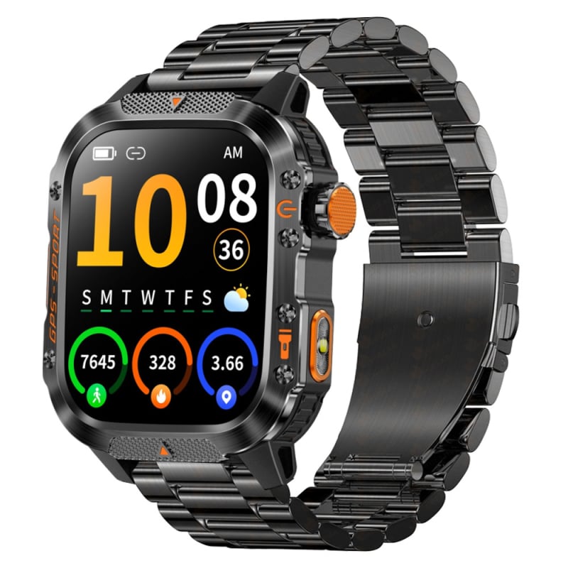 HT36 pametni sat s Beidou GPS-om, Bluetooth pozivi, mjerenje srčanog ritma, mjerenje zasićenja krvi kisikom, vodootporan dizajn