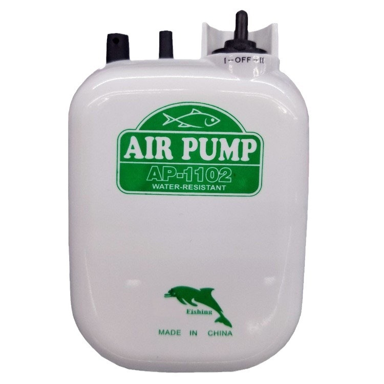 BAOJIE Αντλία Οξυγόνου για Ενυδρείο AP-1102, Επαναφορτιζόμενος Αεριστήρας με Ξηρή Μπαταρία, 210 g