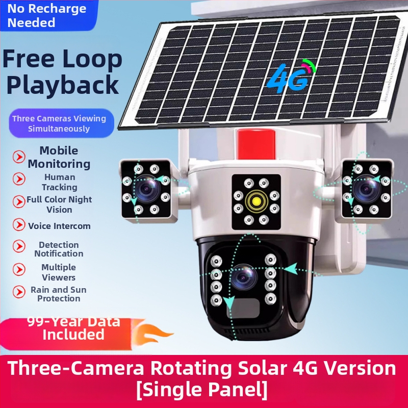 Napelemes kültéri kamera, 5V tápegység, -20°C–55°C üzemi hőmérséklet-tartomány, riasztás támogatott, beltéri és kültéri használatra egyaránt
