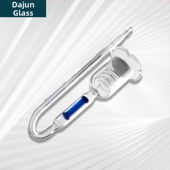 Аквариумният спирален фин филтър от стъкло за аквариум, марка Dajun, модел 25, тегло 100 g, материал: стъкло от висок боросиликат