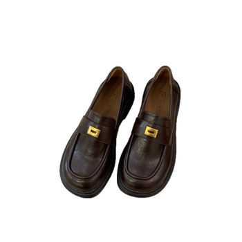 Loafersice, britanskog stila, Slip-On, okrugli prst, Gornji materijal: Super Fiber