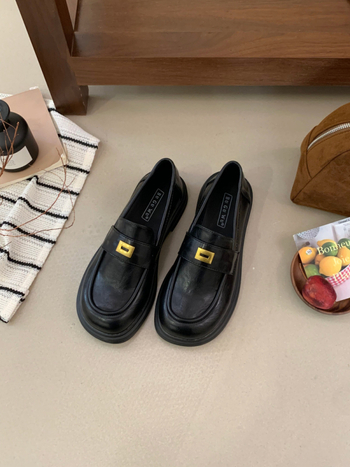 Loafersice, britanskog stila, Slip-On, okrugli prst, Gornji materijal: Super Fiber