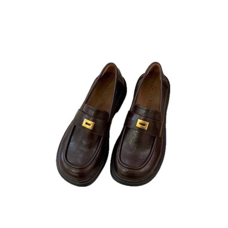 Loafersice, britanskog stila, Slip-On, okrugli prst, Gornji materijal: Super Fiber
