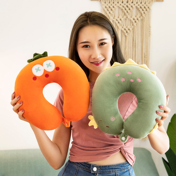 У-образна пътна възглавница за шия, пълнеж от PP памук, лека под 0,5 кг, модерен стил на простота, подходяща за деца и възрастни