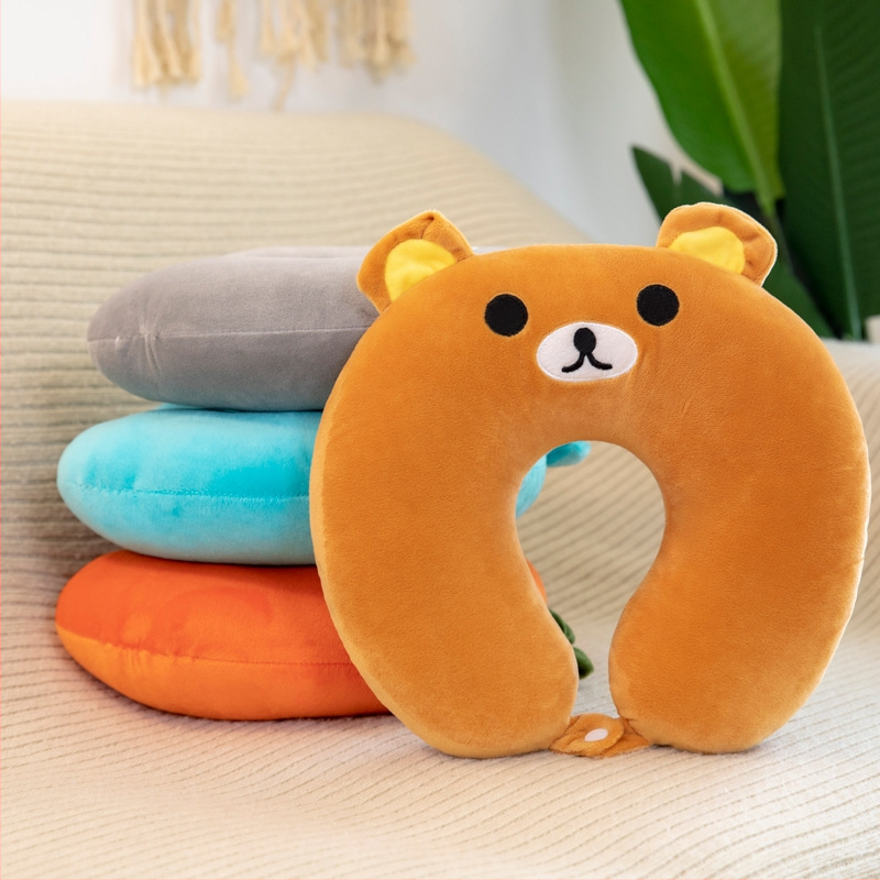 У-образна пътна възглавница за шия, пълнеж от PP памук, лека под 0,5 кг, модерен стил на простота, подходяща за деца и възрастни