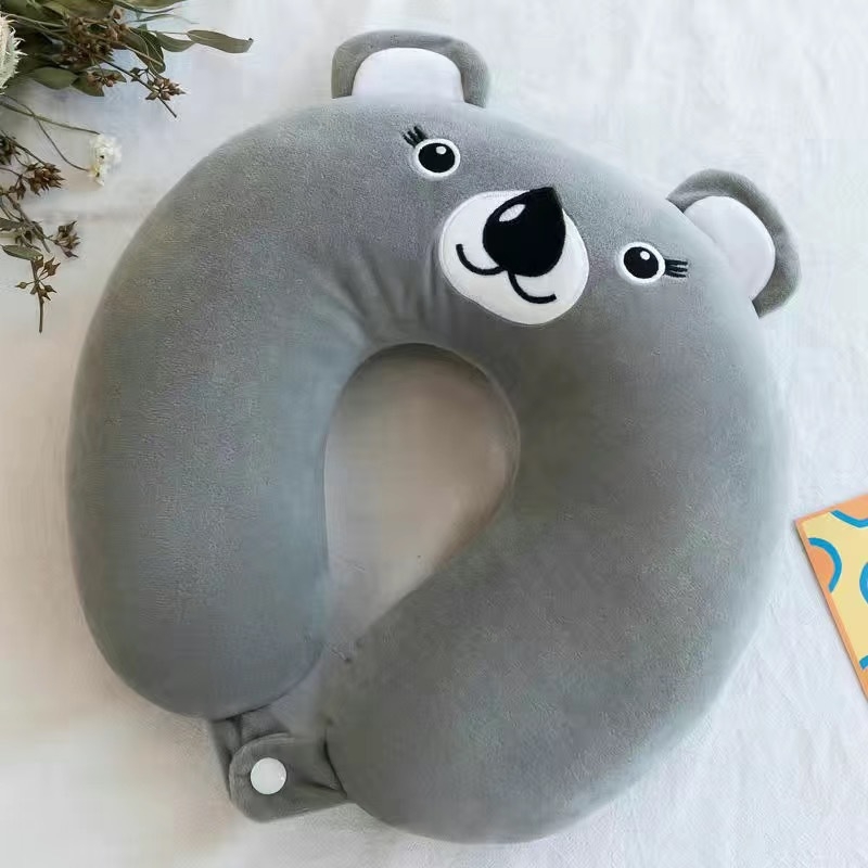 У-образна пътна възглавница за шия, пълнеж от PP памук, лека под 0,5 кг, модерен стил на простота, подходяща за деца и възрастни