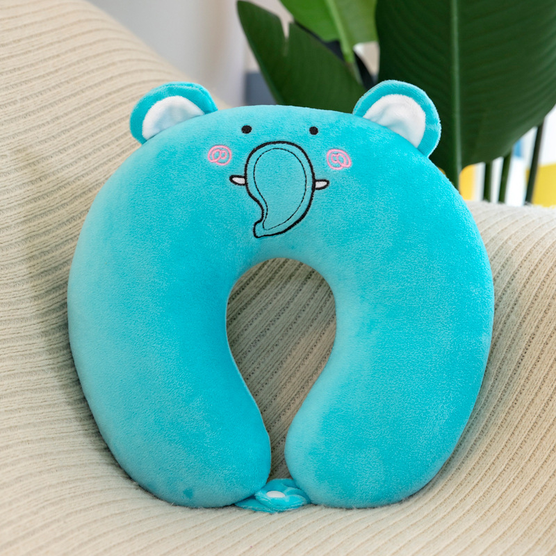 У-образна пътна възглавница за шия, пълнеж от PP памук, лека под 0,5 кг, модерен стил на простота, подходяща за деца и възрастни