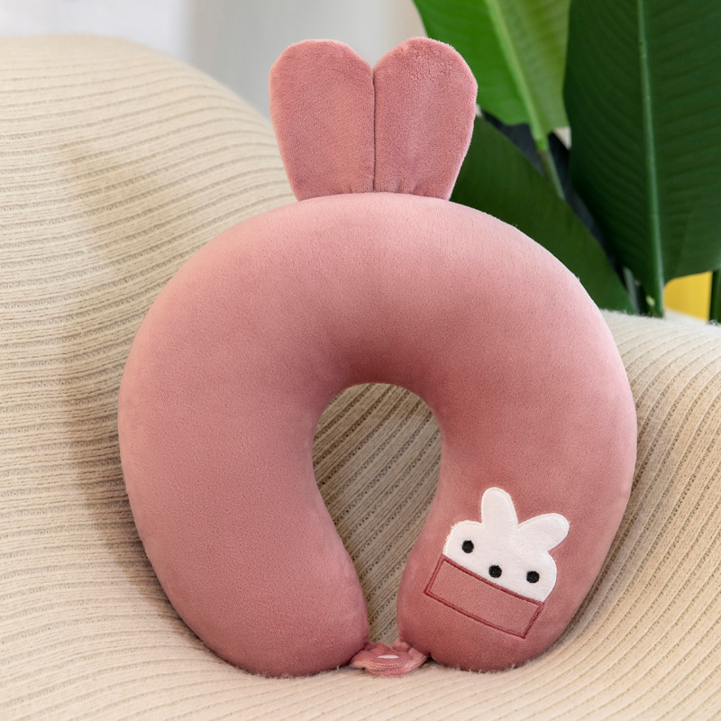 У-образна пътна възглавница за шия, пълнеж от PP памук, лека под 0,5 кг, модерен стил на простота, подходяща за деца и възрастни