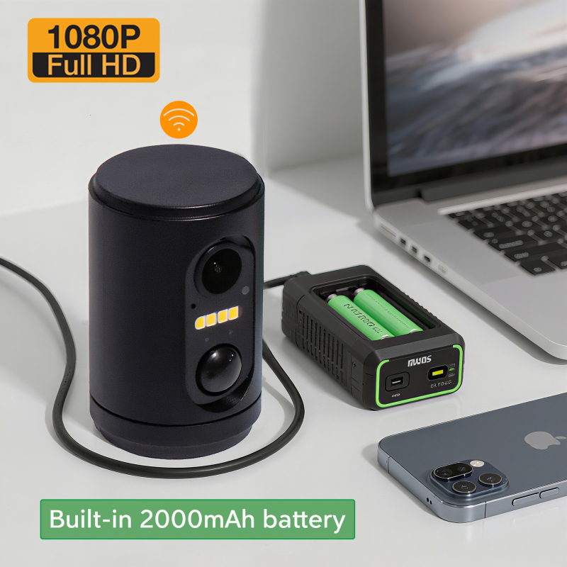 Vezeték nélküli IP megfigyelő kamera 1080p, 2.4 mm objektív, 0.001 lx minimális megvilágítás, mobil értesítés, IR 5 m-ig