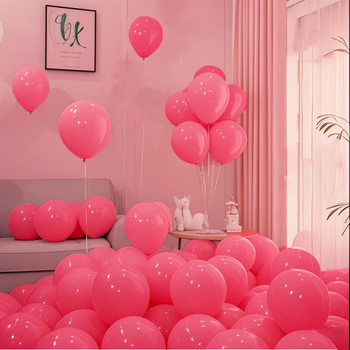 Macaron latex baloni set – dekorativni, okruglog oblika, moguć tisak logotipa, 100 komada u pakiranju
