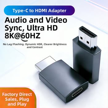 Type-C ženski HDMI/DP adapter – 8K rezolucija, 1 m kabel, TY20HD12