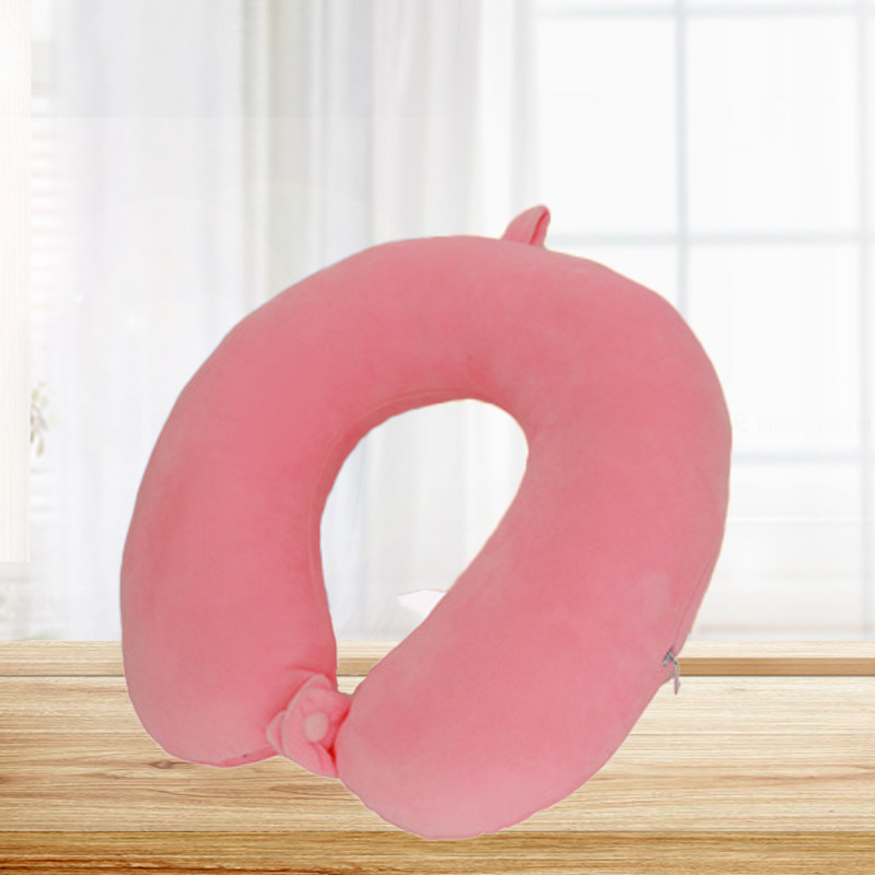 U-образна възглавничка за шията, пълнител полиестерно влакно, 100% съдържание на пълнежа, прост стил, премиум качество