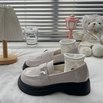 Ženske Mary Jane Slip-On cipele, okrugli vrh, niski potpetica 1-3 cm, gumena potplata, uložak PU, gornji dio: Super Fiber