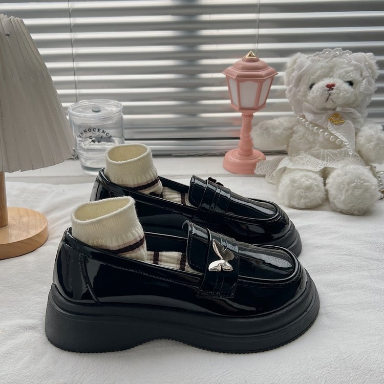 Ženske Mary Jane Slip-On cipele, okrugli vrh, niski potpetica 1-3 cm, gumena potplata, uložak PU, gornji dio: Super Fiber