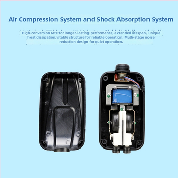 Songbao akváriumi oxigénpumpa – csendes, kompakt oxigéngép, modell 8802, 0,5 kg