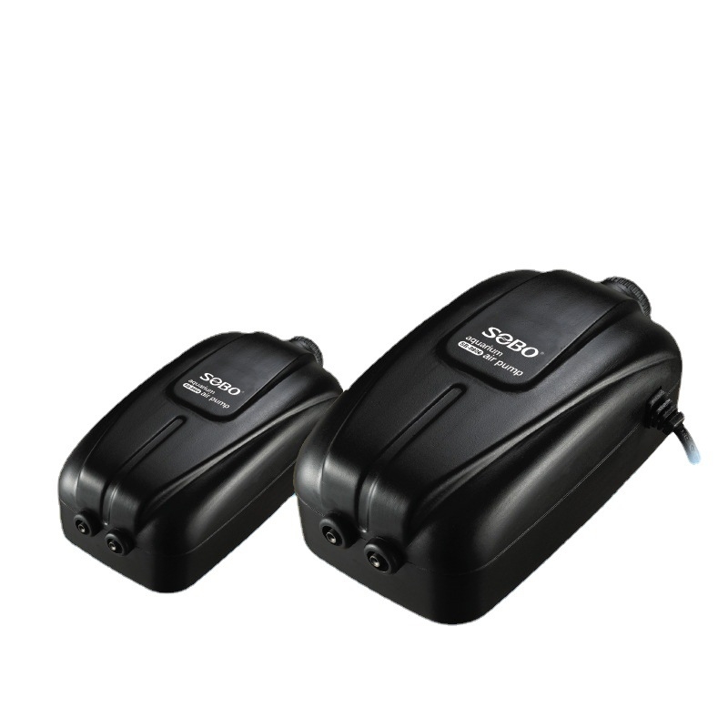 Songbao akváriumi oxigénpumpa – csendes, kompakt oxigéngép, modell 8802, 0,5 kg