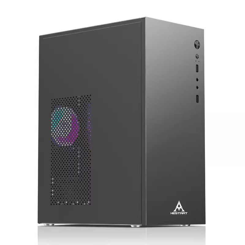 Θήκη επιτραπέζιου υπολογιστή MicroATX, κάθετης σχεδίασης, συμβατή με MicroATX μητρικές, εμπρός USB 2.0, χωρίς τροφοδοτικό