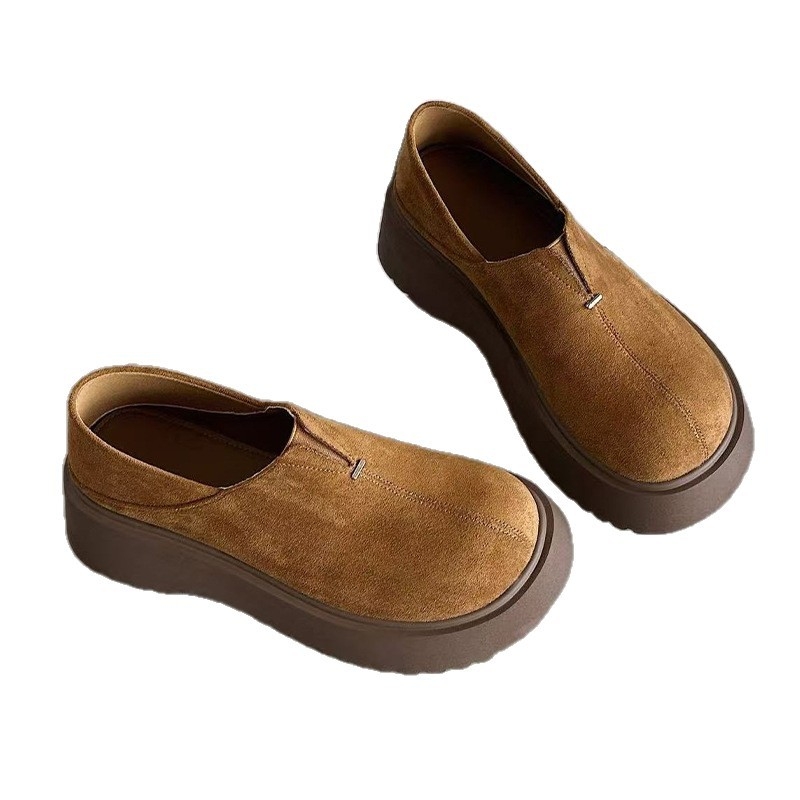 Ženske zimske čizme za snijeg s fleece podstavom, gornji dio od vlakna krave velura, niski profil, okrugli vrh, Velcro zatvarač