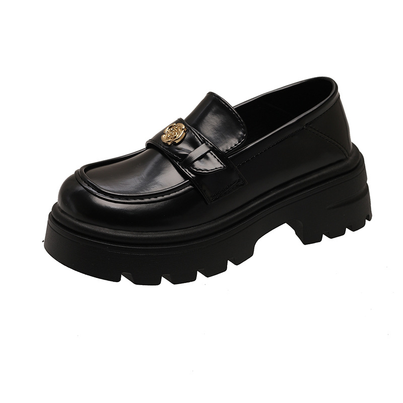 Ženske Mary Jane slip-on loafer s kamelijskim detaljem, koža prve sloje teleća, okrugli vrh, debeli pet 3-5 cm, gumasta potplat, latex ulošak, unutarnji materijal: super vlakna, niski gornji dio, britanski stil, jednobojni
