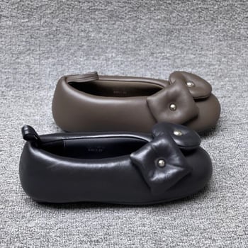 Lányoknak szánt cipő szintetikus bőrből - négyszögletes orr, Velcro zár, TPR talp, csíkos mintázat